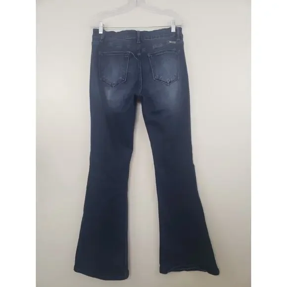 KanCan Jeans Womens Size 13/30 Tall Flare Stretch Denim Preppy Cowgirls KC6102D - Picture 6 of 13